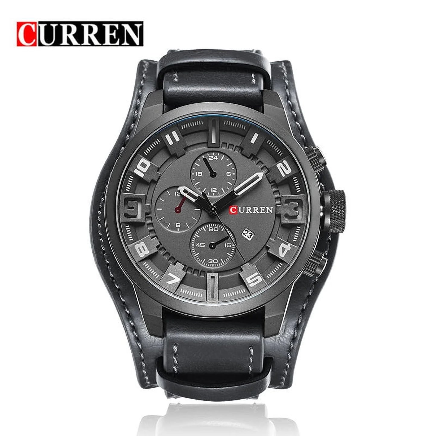 Reloj Cuero Negro