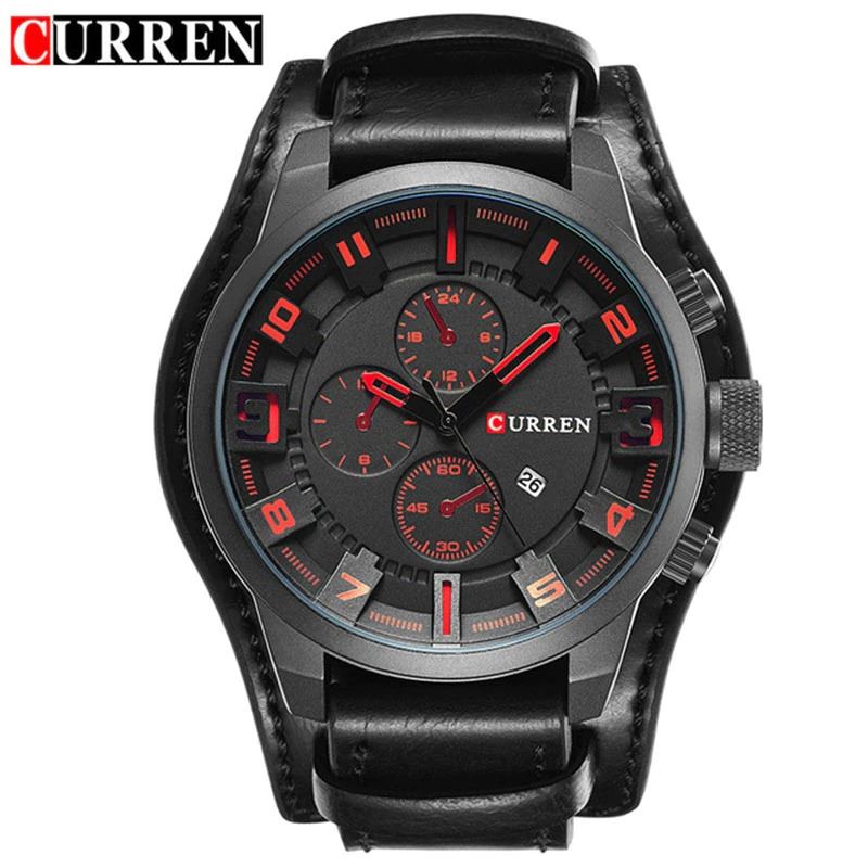 Reloj Cuero Negro