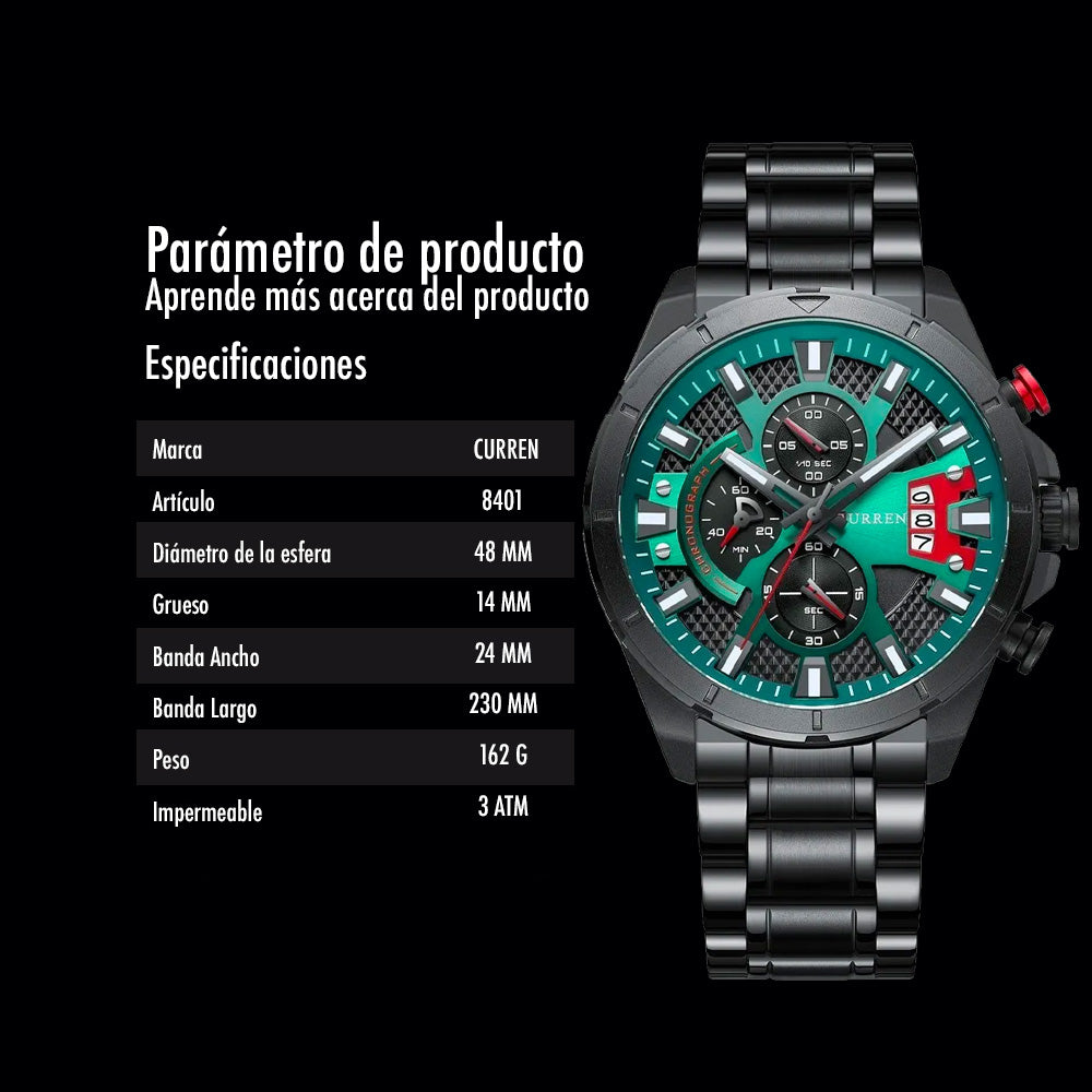 Reloj Cuarzo Acero Inoxidable