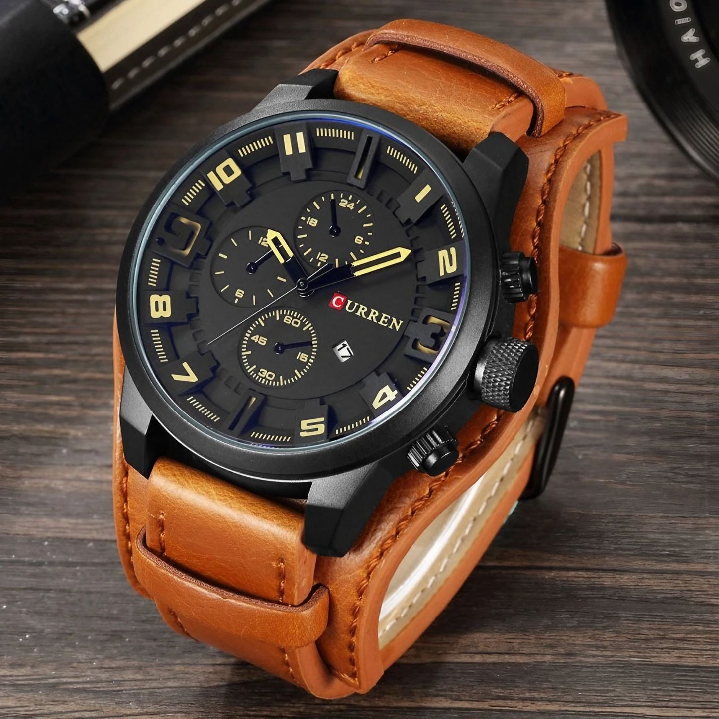 Reloj Correa Cuero Cafe