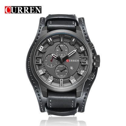 Reloj  Cuero Negro